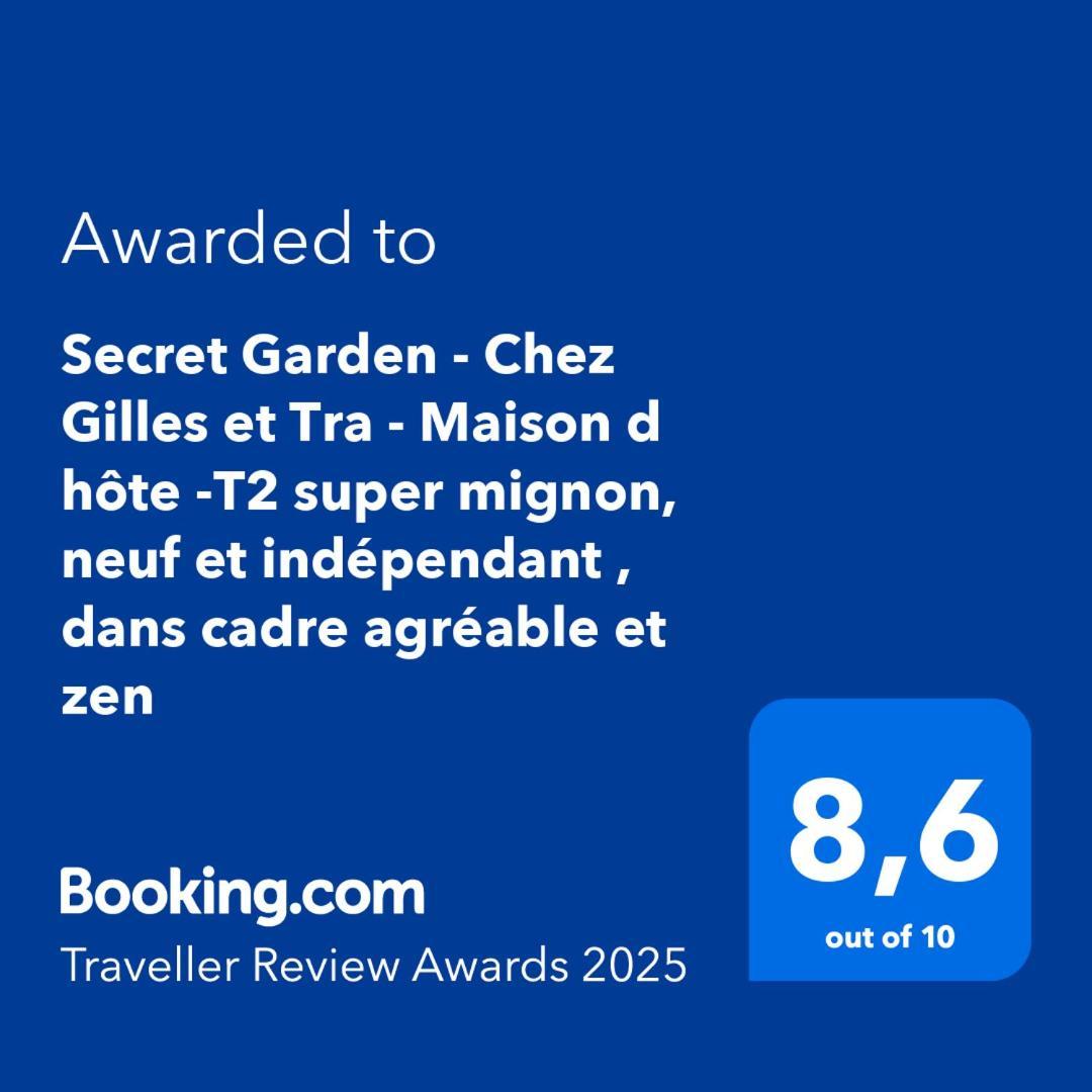 Secret Garden - Chez Gilles Et Tra - Maison D Hote -T2 Super Mignon, Neuf Et Independant , Dans Cadre Agreable Et Zen Valergues エクステリア 写真